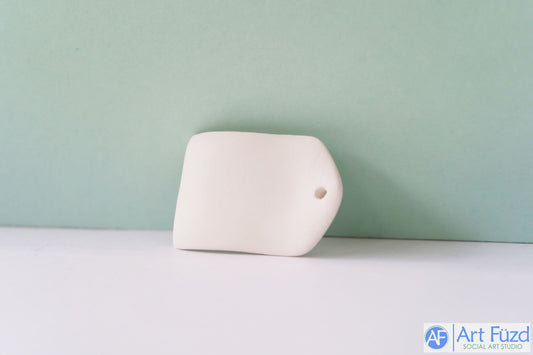 Flat Holiday Ornament or Gift Tag - Baby Boy's First Christmas