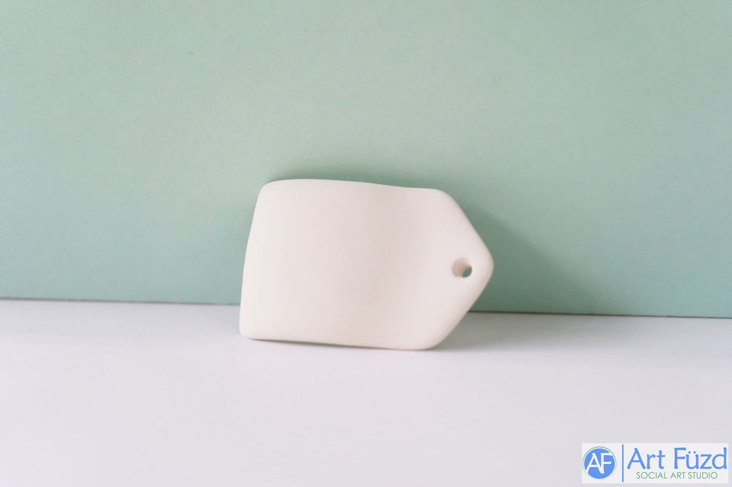 Flat Holiday Ornament or Gift Tag - Baby Girl's First Christmas