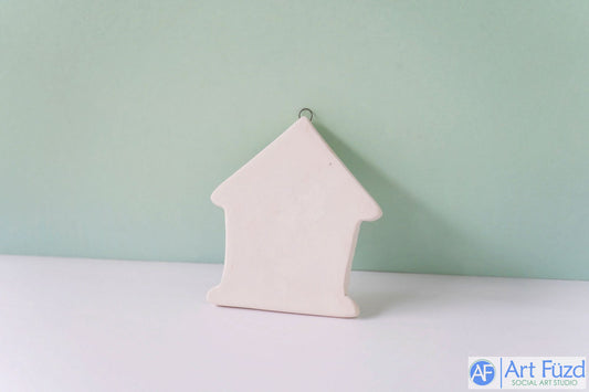 Flat Gingerbread House Holiday Ornament ~ 3.25 x 3.5