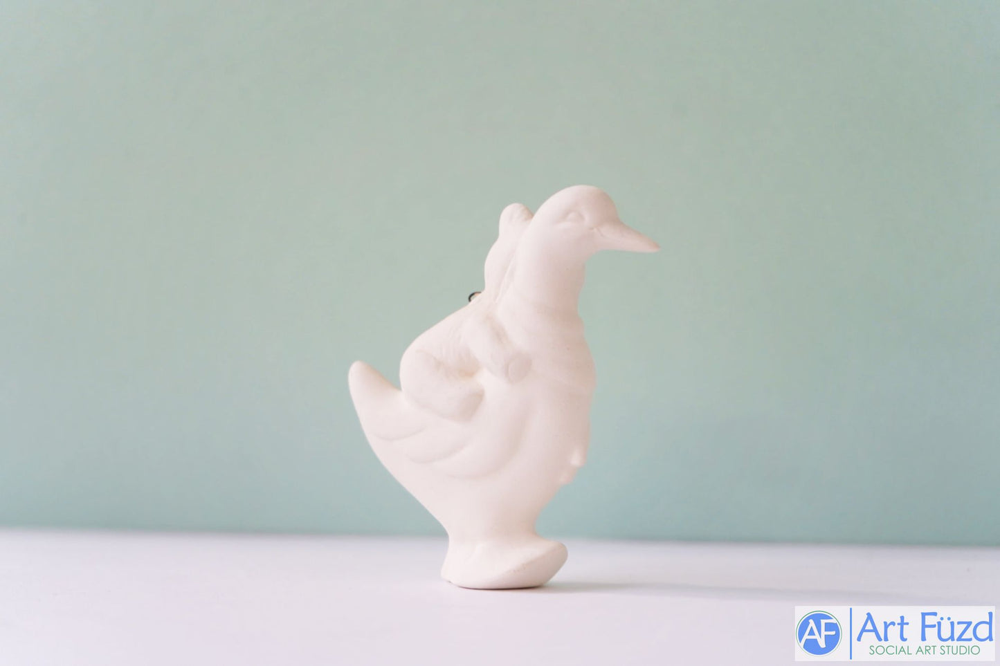 Goose with Bear Holiday Ornament with Hook (four styles) ~ approx. 4 x 1 x 3.5