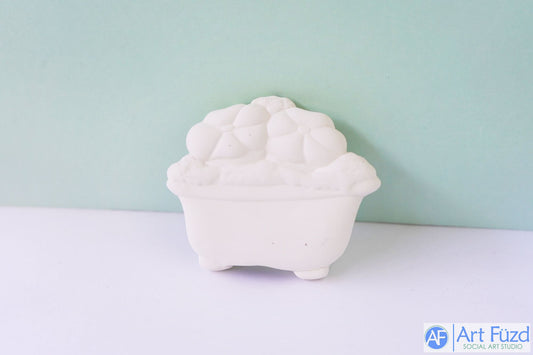 *Zweiseitiges Weihnachtsornament „Schneebäder – Fünf Cent“ oder hängende Plakette mit Loch ~ 4 x 0,75 x 3,5