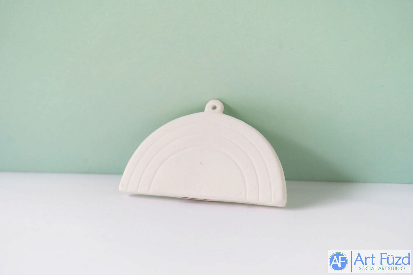 Flat Rainbow Mouse Holiday Ornament ~ 3.5 x 2 in. high