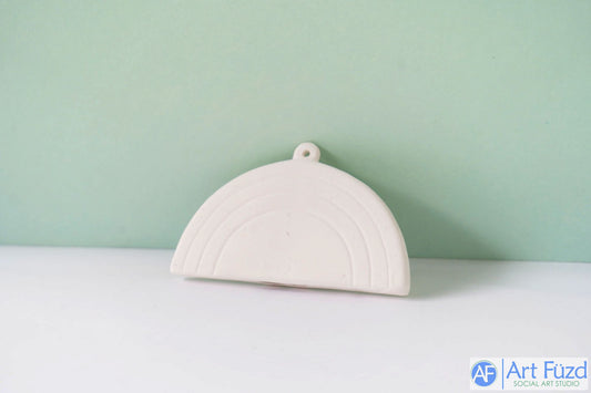 Flat Rainbow Mouse Holiday Ornament ~ 3.5 x 2 in. high