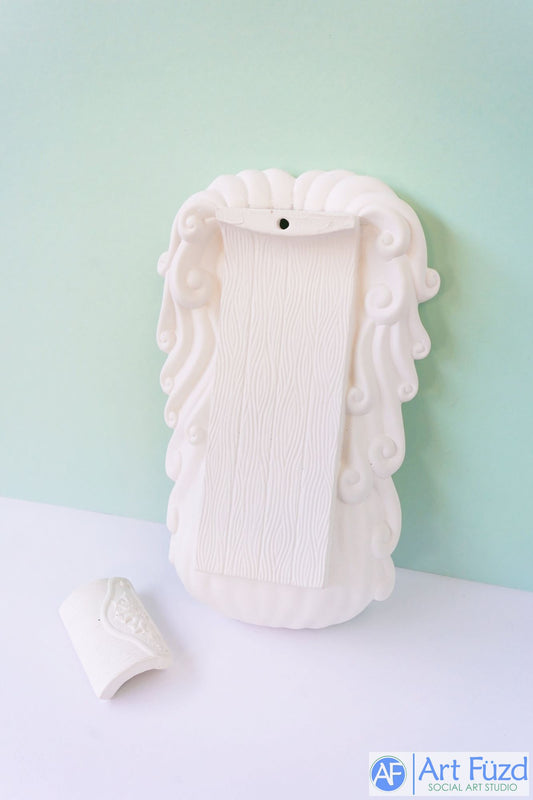 Large Fancy Sleigh with Scroll Design (2 PCS) ~ 13.5 x 8.25 x 3.5