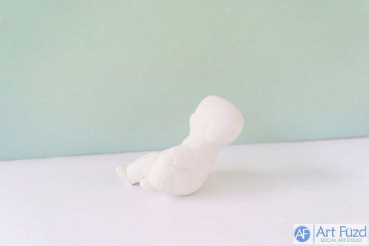 Snowbaby Sitting and Laughing ~ 3 x 2.25 x 2