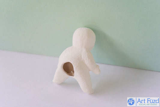 Snowbaby Sitting with Legs Apart ~ 2 x 1.5 x 2