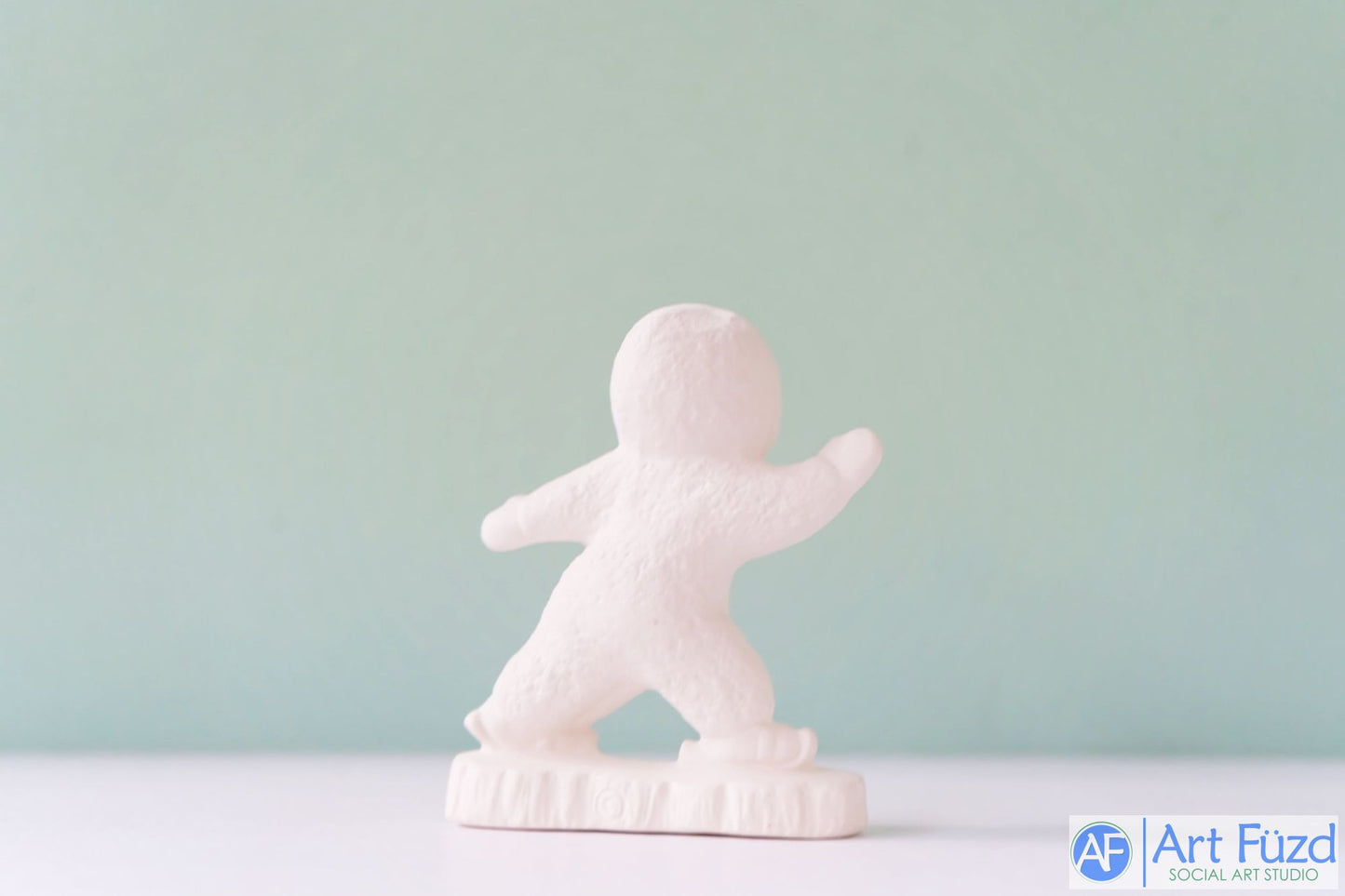 Snowbaby Snowshoeing ~ 3 x 1.25 x 3.5