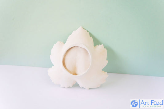 xxx-Realistic Maple Leaf Bowl ~ 6.5 x 7 x 1.75