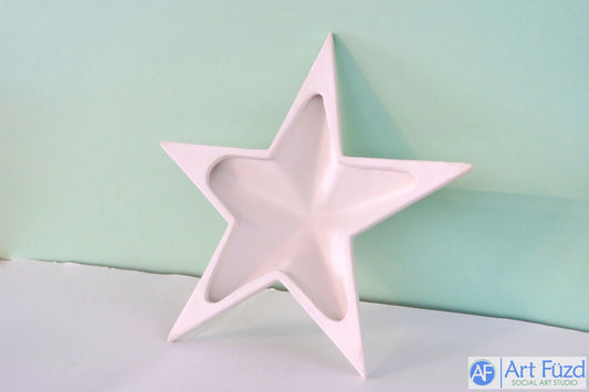 Facettiertes Stern-Wandschild ~ 12 x 12 x 2 Zoll dick