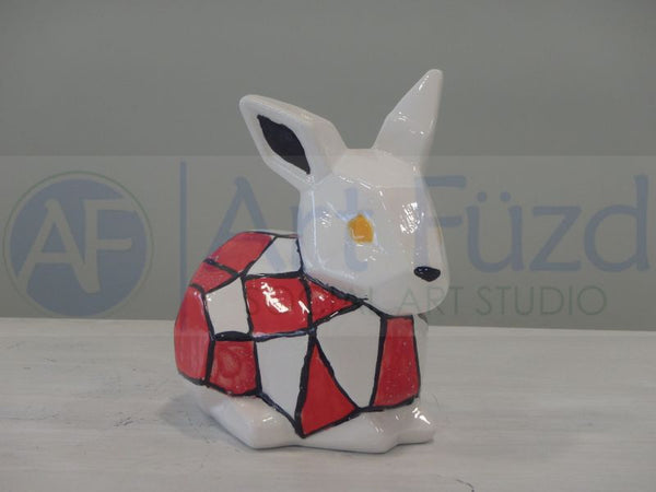 Bunny Facet-ini Figurine ~ 4.75 x 3.25 x 5