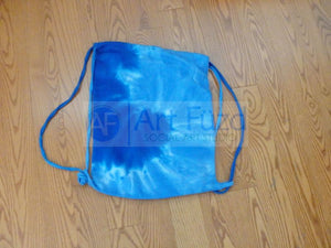 Tie Dye Sport Bag - Spiral Blue