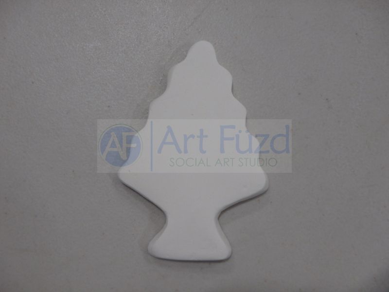 Flat Christmas Tree Cookie or Holiday Ornament