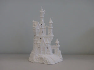 Enchanted Vintage Castle Figurine ~ 7.25 x 5.75 x 11