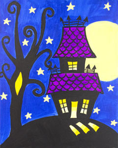 Gruselhaus - 16 x 20