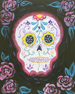 Sugar Skull - 16 x 20