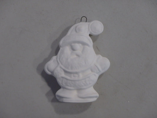 Flat Vintage Santa Holiday Ornament ~