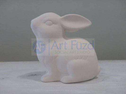 Large Chubby Bunny Looking Up Figurine ~ 5.25 x 3.75 x 5.5
