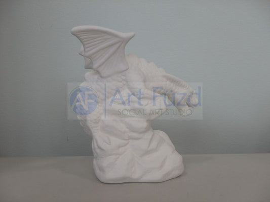 Medieval Dragon on Rocks Figurine ~ 5.5 x 4 x 6.25