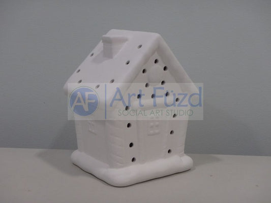 Light-Up Gingerbread House, includes Light Kit ~ 5 x 5.5 x 7.5