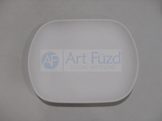 Large Roundish Bistro Charger Plate or Serving Platter ~ 12.75 x 10 x 1.25