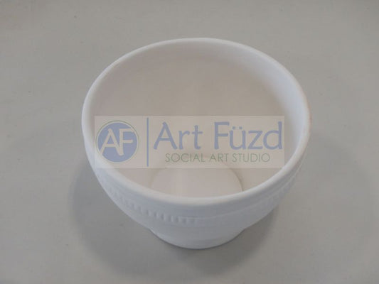 Footed Dresden Bowl ~ 5.75 x 3.75