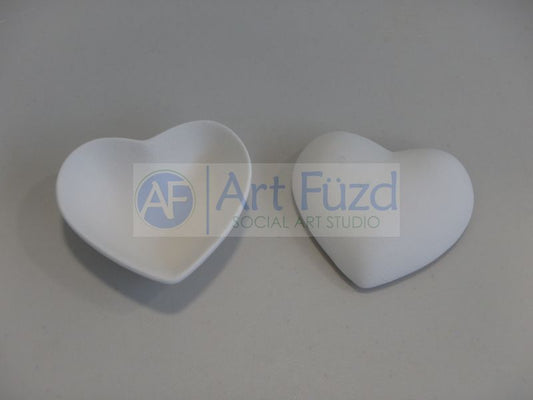 Small Rounded Heart Box ~ 3.5 x 3 x 1.5