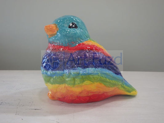 Plump Fancy Bird Figurine ~ 5 x 3.75 x 4.25