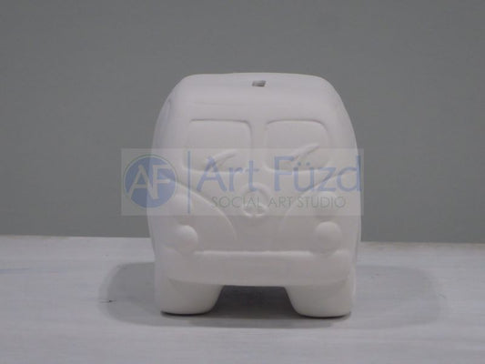 Retro Hippie Van Bank, includes Stopper ~ 5.25 x 3.5 x 4