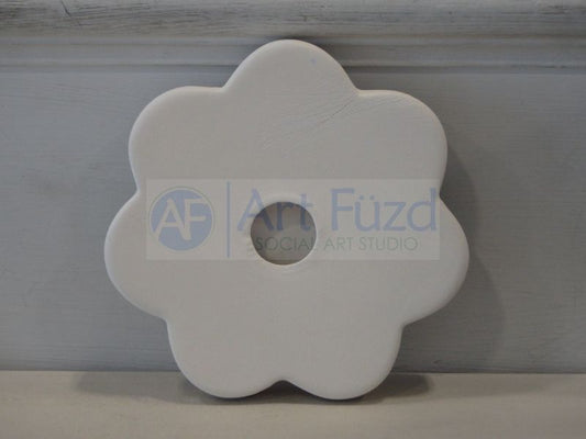 Trendy Flower Decorative Plaque ~ 4.5 in. dia.