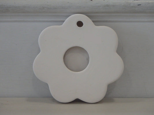 Trendy Flower Decorative Wall Plaque ~ 4.5 in. dia.