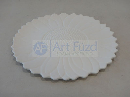 Large Sunflower Plate ~ 11 in. dia. x 0.75 high