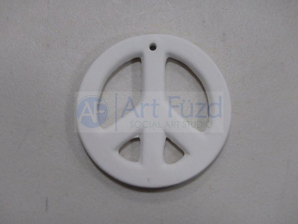 Flat Peace Sign Holiday Ornament ~ 3 in. dia.