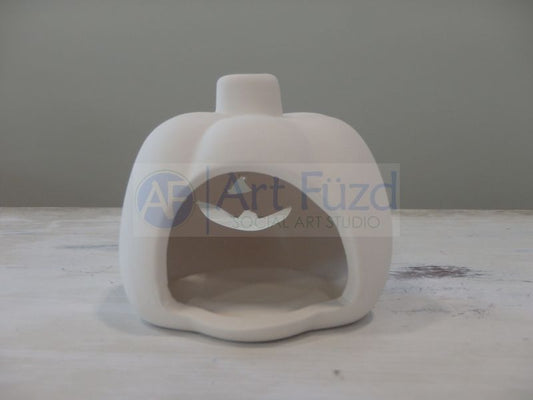 Pequeña vela votiva de calabaza Jack-O-Lantern ~ 3,25 pulgadas de diámetro x 2,75 pulgadas de alto