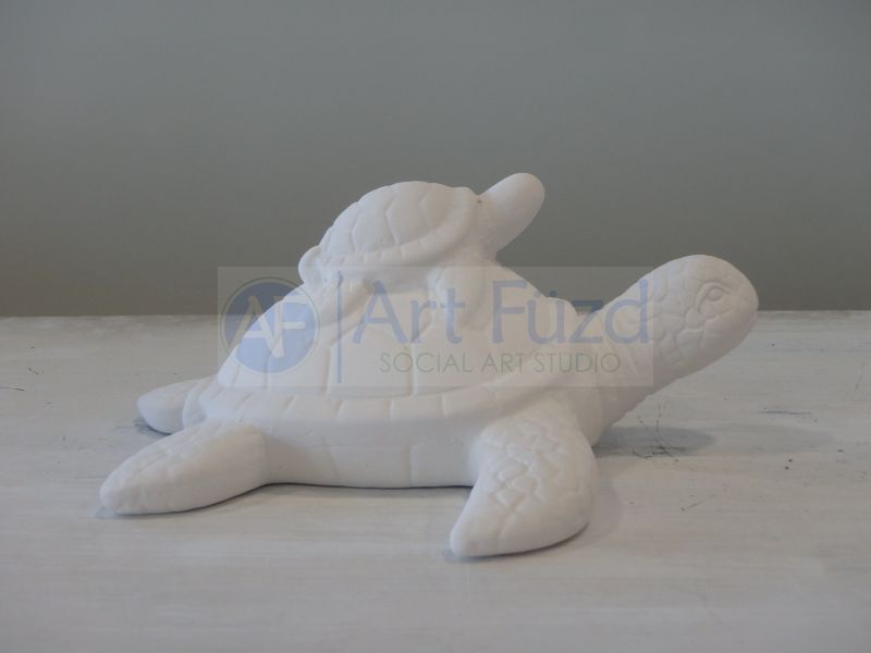 Figur „Mama und Baby Meeresschildkröten“ ~ 6,5 x 6,25 x 2,75