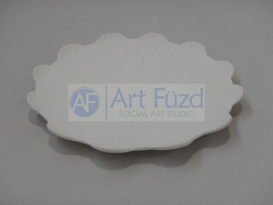 Layered Flower Petal Plate ~ 9.75 in. dia. x 1 in. high