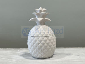 Large Pineapple Jar with Lid ~ 5 x 5 x 8.5