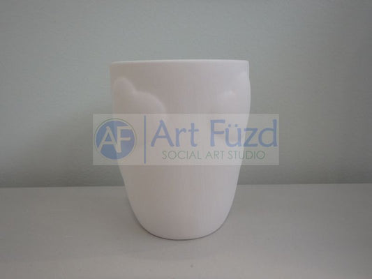 Vaso pequeño en forma de corazón (8 oz) ~ 3 pulgadas de diámetro x 3,75 pulgadas de alto