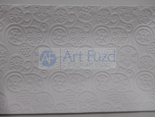 Embossed Winter Bliss Server Tray ~ 9.75 x 5.5 x 1