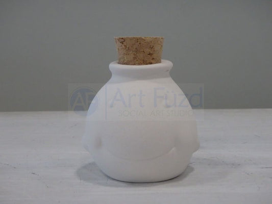 Friendly Whale Jar (4 oz.), includes Cork ~ 4 x 2.75 x 3