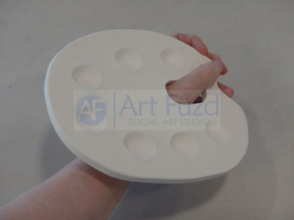 Round Paint Palette with Thumb Hole ~ 6.25 x 5.5