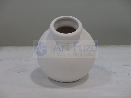 Tilted Ball Vase ~ 4.25 in. dia. x 4.5 in. high