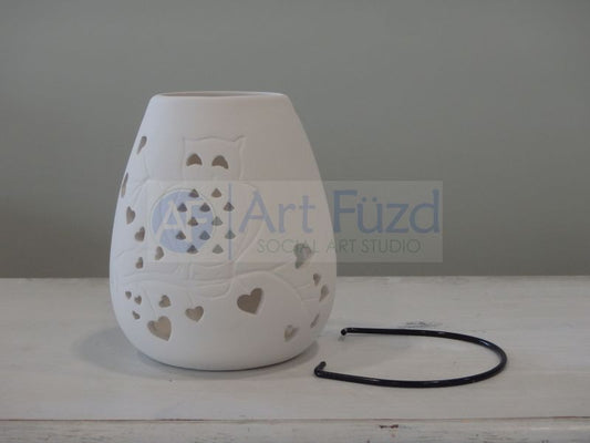 Hängelaterne „Hootiful die Eule“, inkl. Griff ~ 4,75 x 4,5 x 5,5