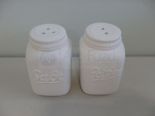 Mason Jar Pepper Salt and Pepper Set, includes Stoppers ~ 1.75 x 1.75 x 3