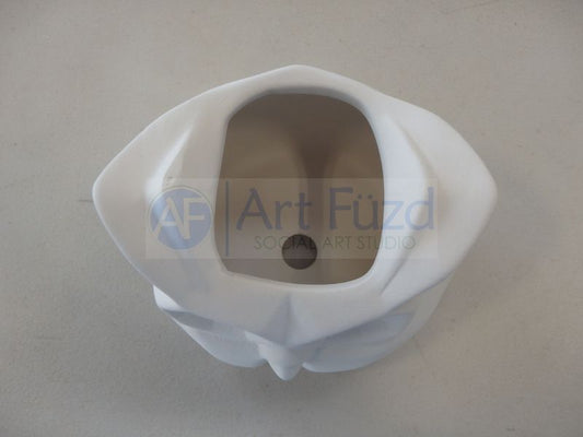 Faceted Owl Planter (16 oz.), includes Stopper ~ 4.75 x 4.75 x 4.25