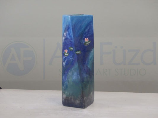 Tall Slim Hurricane Vase ~ 2.5 x 2.5 x 9.25
