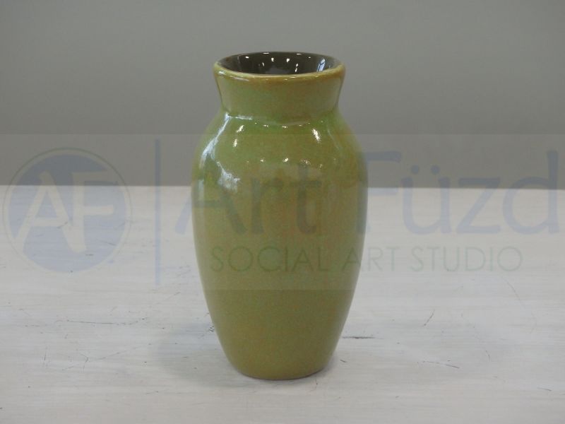 Pequeño y elegante florero de ~ 2 pulgadas de diámetro x 4 pulgadas de alto