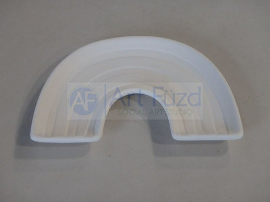 Small Arched Rainbow Dish ~ 7.5 x 5.25 x 0.75