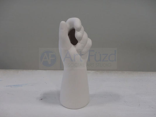 Realistic Hand Full Vase ~ 2.75 x 2.5 x 7