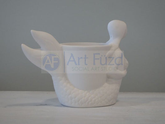 Mermaid Cup Planter (16 oz.) ~ 7.25 x 3.5 x 5.5