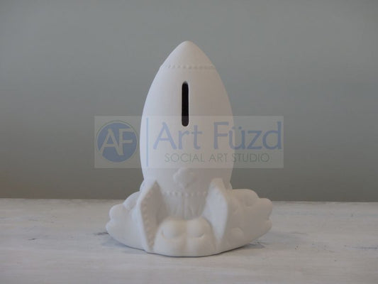 Girl Scout Vintage Rocket Bank, includes Stopper ~ 5.25 x 2.5 x 6.25